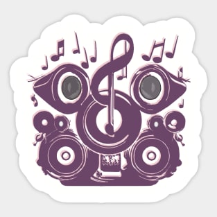 music instrumentation Sticker